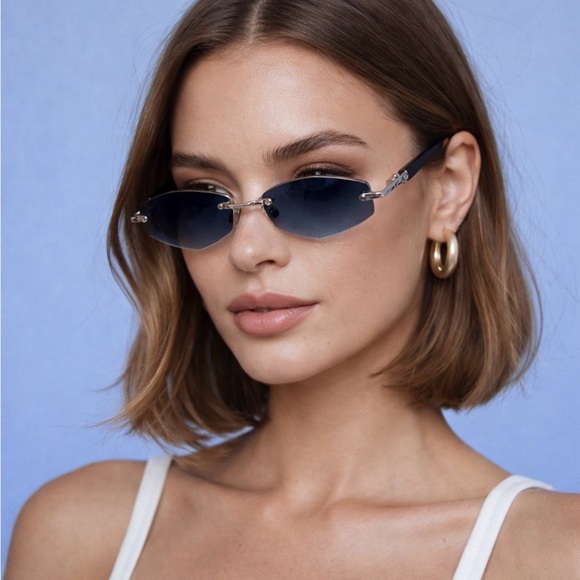 Chrome Hearts Accessories - SOLD- CHROME HEARTS DEPP SUNGLASSES | BLACK FRAME| DEEP BLUE LENSES| SIZE 59